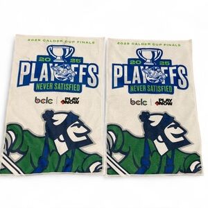 Abbotsford Canucks Calder Cup Finals 2025 Playoff Towel x2 Authentic Champions